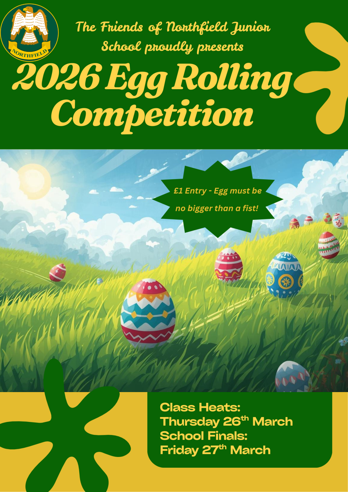 Egg Rolling Competition - Thursday 26th March